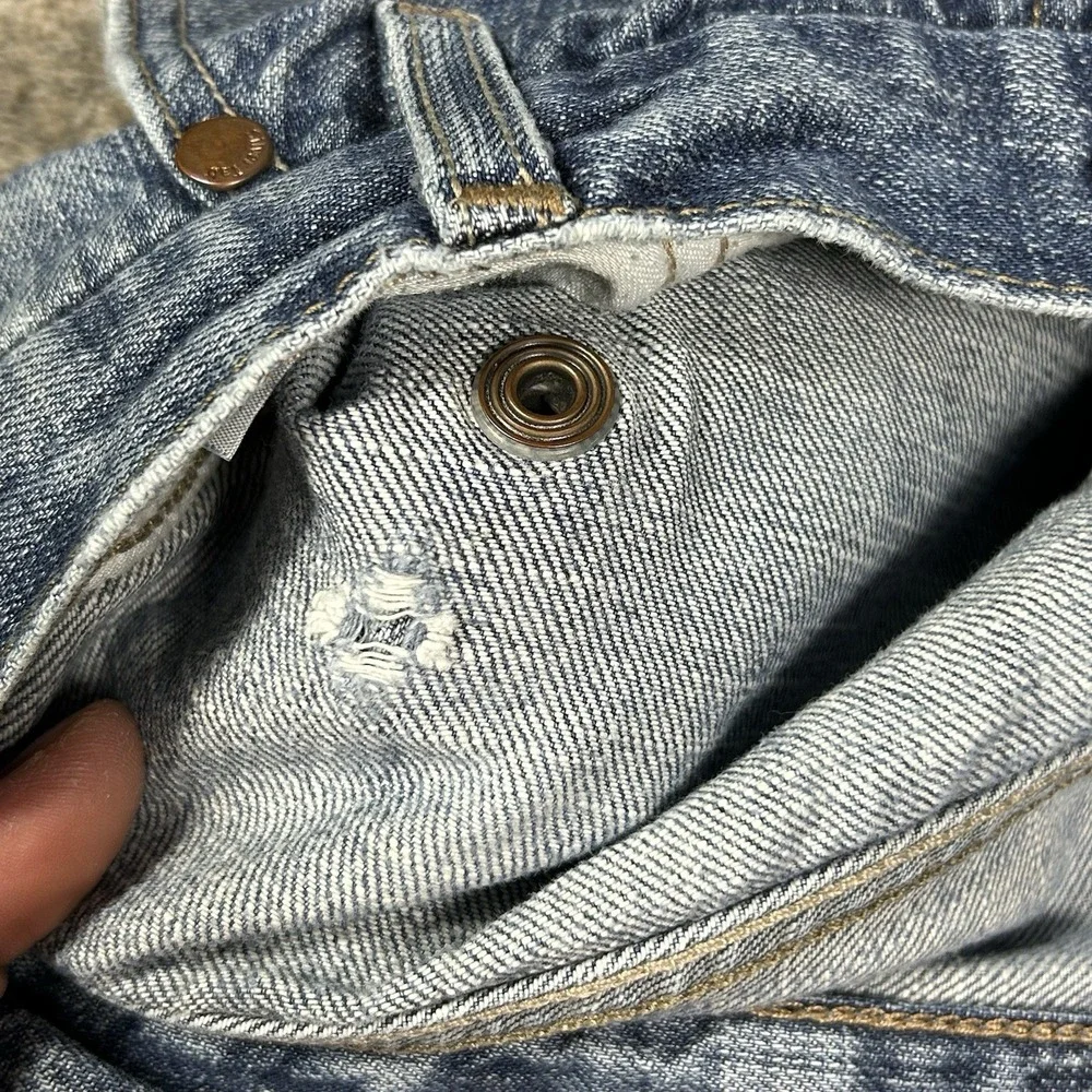 Levis Silver Tab Slim Fit Jeans Blue Denim Mens 34‎ Button Pockets 34x30 READ